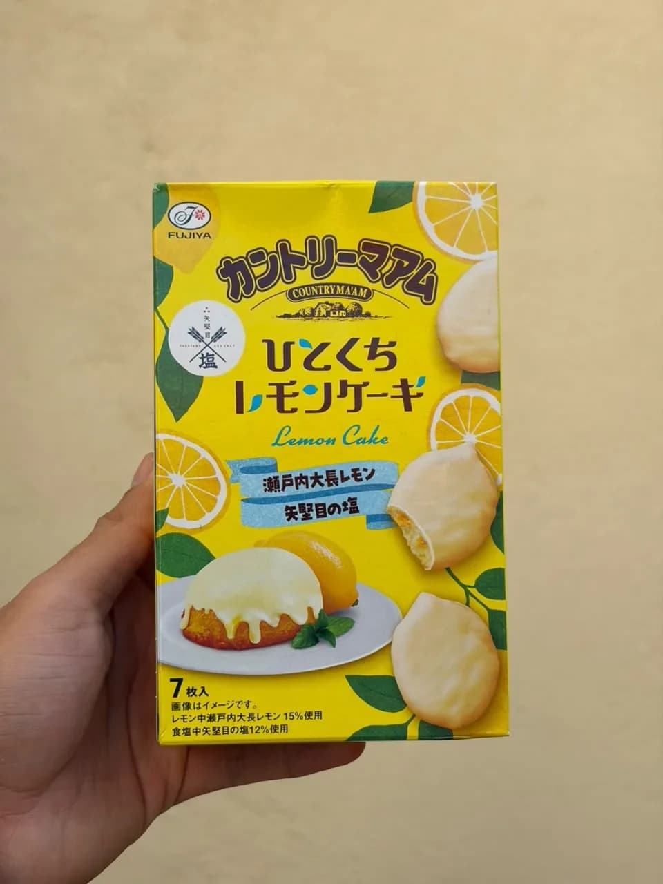 Fujiya Country Ma'am · Hitokuchi Lemon Cake (7 piezas)