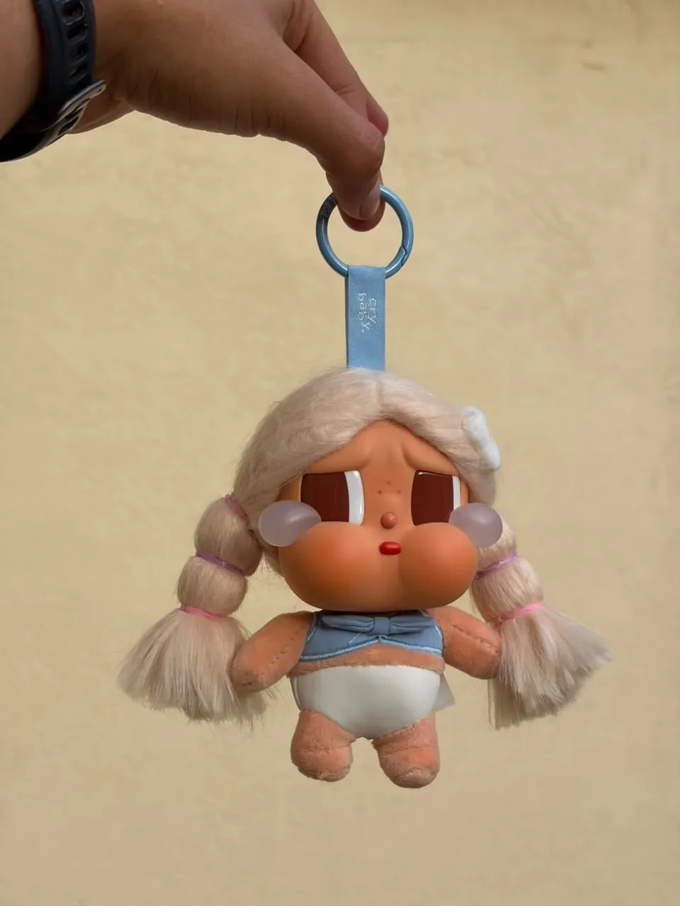 POP MART x CRYBABY · Sunset Concert Series Vinyl Plush Hanging Card / Llavero