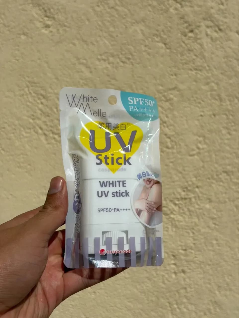 White Melle · WHITE UV Stick SPF50+ PA++++ (Cosparade)