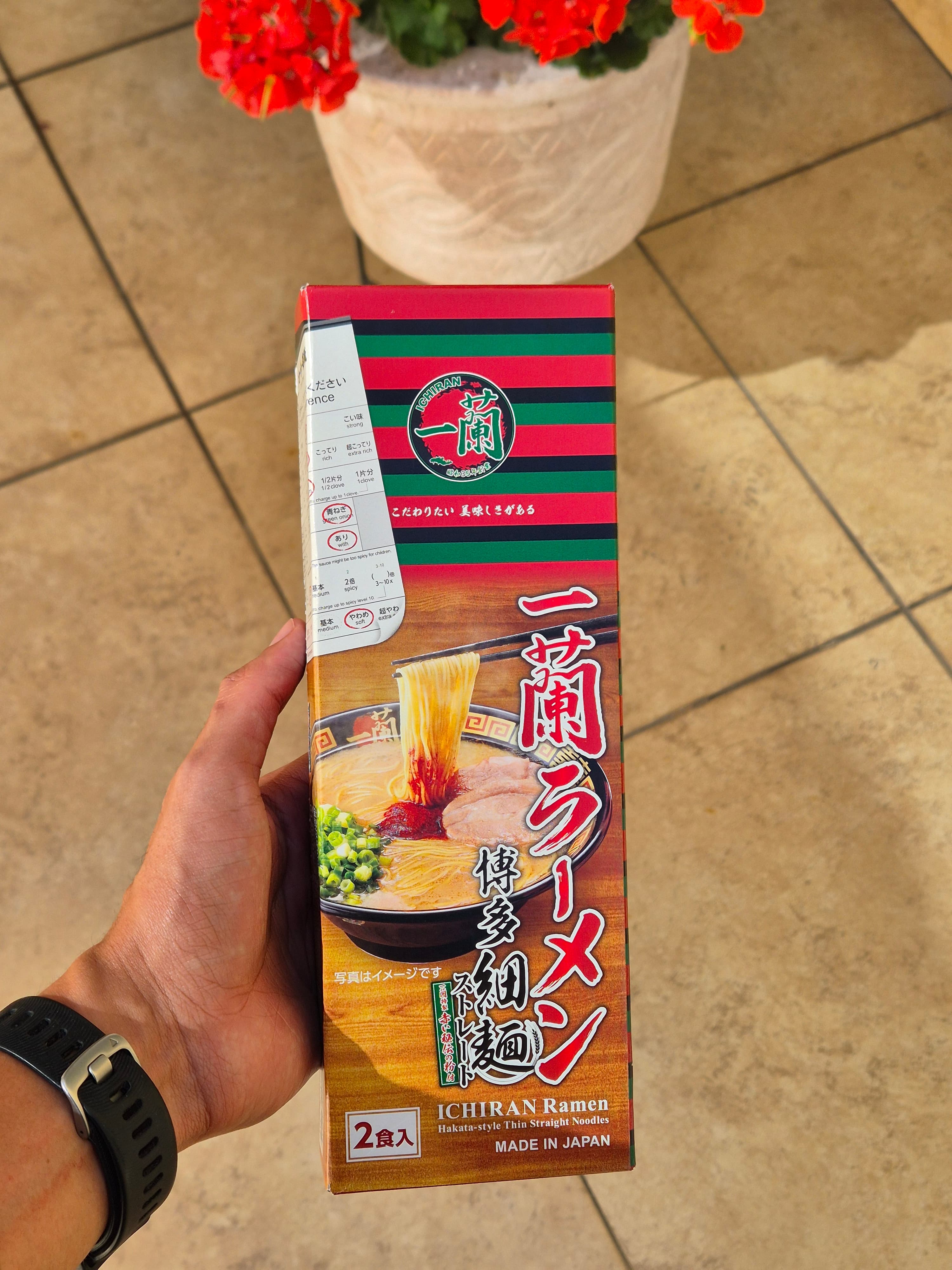 Ramen Japonés Ichiran Original (2 porciones)