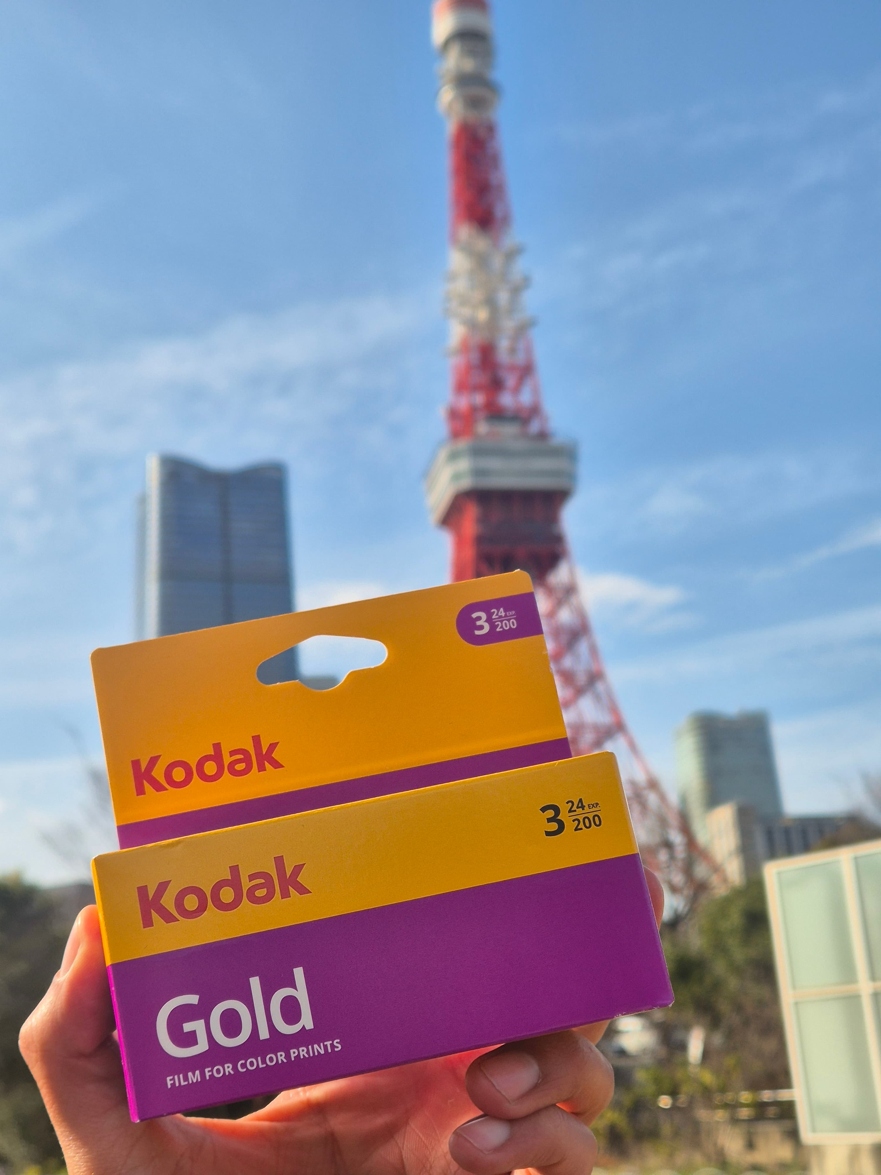 Película Kodak Gold 200 35mm (3 rollos)