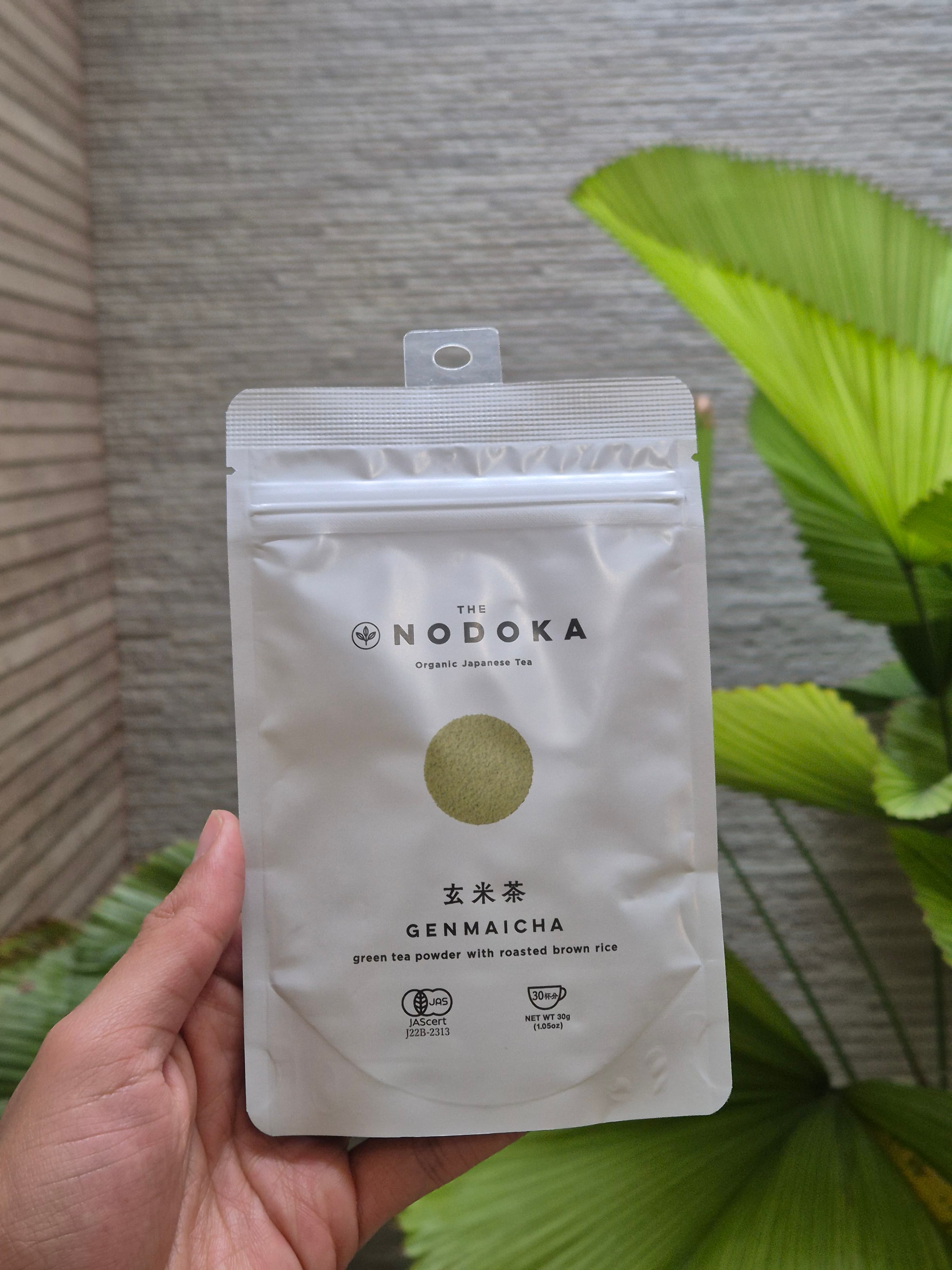Genmaicha Japonés Orgánico en Polvo (Nodoka)