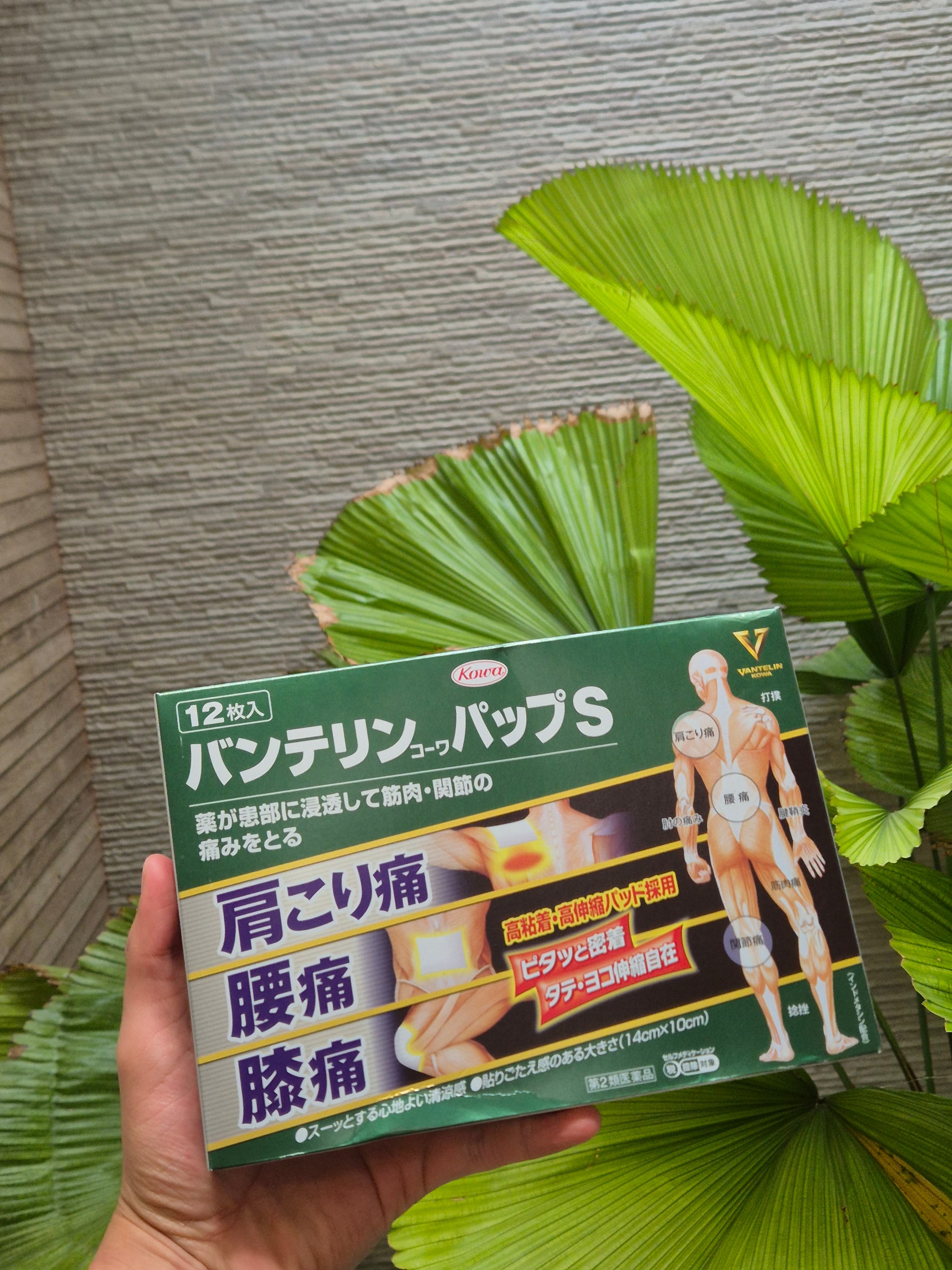 Parches Analgésicos Japoneses “Vantelin Kowa S”