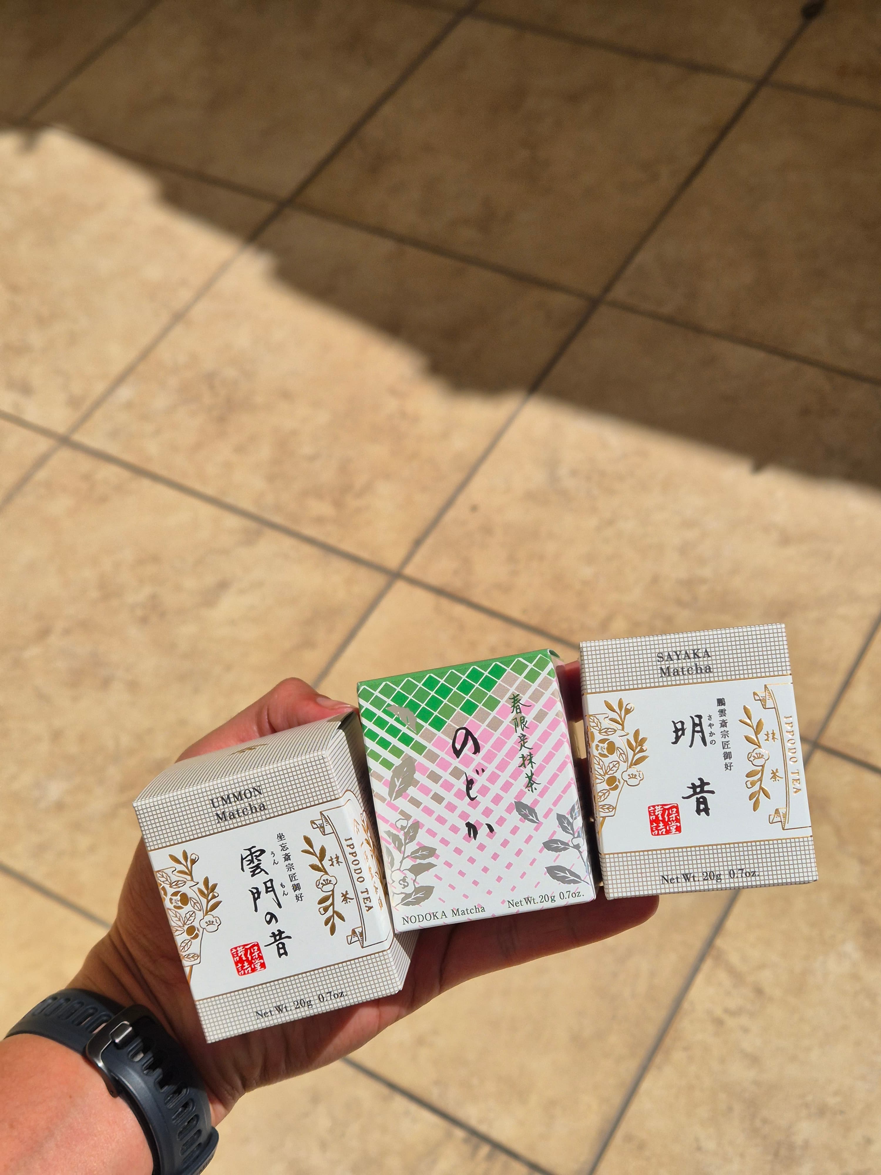 Set de Matcha Japonés Premium Ippodo Tea (3 variedades)